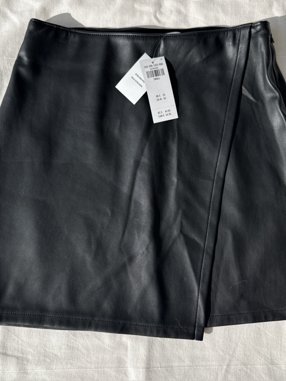 Hollister Sleek Black Mini Skirt